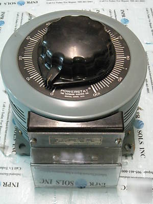 Powerstat variable autotransformer type 136BU 22A 3.1KV