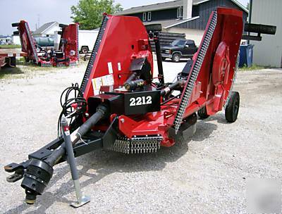 2009 bush hog 2212 flex wing rotary mower cutter