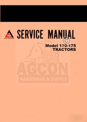 Allis chalmers 170 & 175 tractor service repair manual