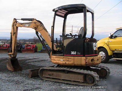 Cat 303CR mini excavator thumb 2-speed 303 cr