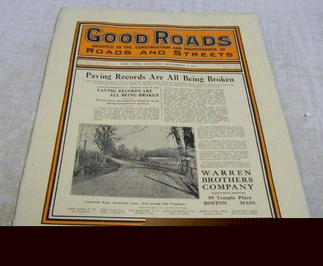 Good roads 1913 construction magazine vol.44, no.18