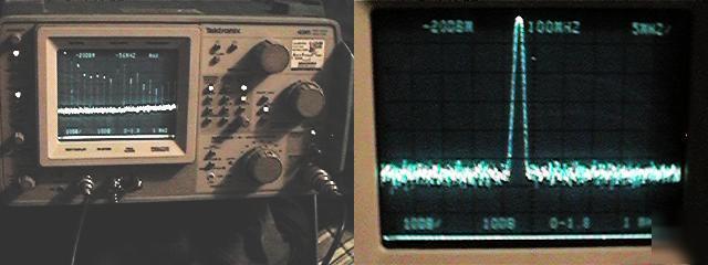 Tektronix 496 spectrum analyzer khz to 1.8 ghz