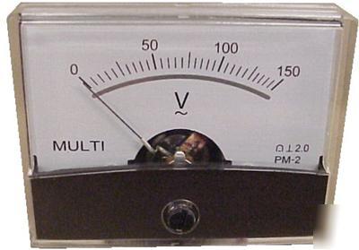 150VAC panel meter voltmeter analog line voltage monito