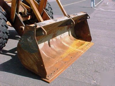 1980 clark 35C wheel loader with backhoe attachment