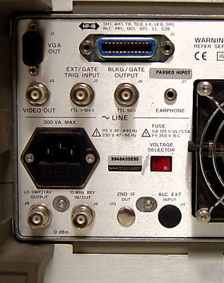 Agilent 8562EC spectrum analyzer - 30 hz to 13.2 ghz