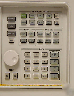 Agilent 8562EC spectrum analyzer - 30 hz to 13.2 ghz