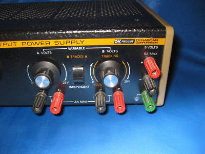 Bk precision tri-output power supply triple output nice