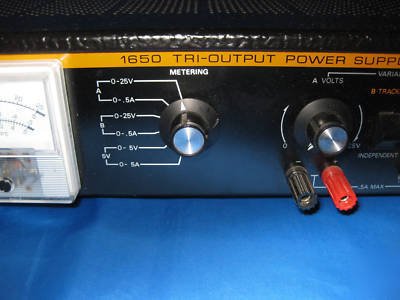 Bk precision tri-output power supply triple output nice