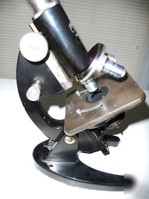 Carl zeiss jena microscope - vintage â€“ very clean