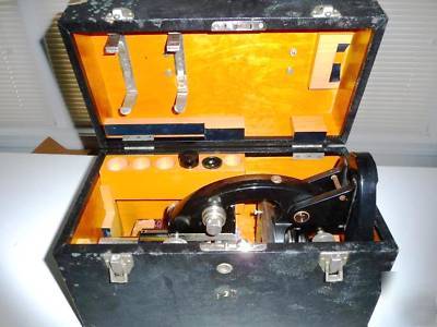 Carl zeiss jena microscope - vintage â€“ very clean