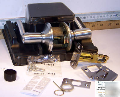 New 1 schlage F40 fla 626 chrome passage lever 