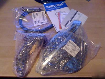 New 10 sets b. symbol barcode scanner LS2208 w usb&stand