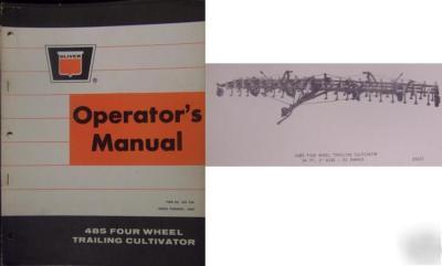 Oliver 485 pull-type cultivator operator's manual