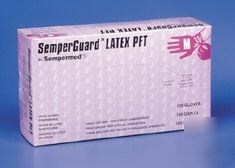 Semperguard latex powder-free industrial gloves - 4 box