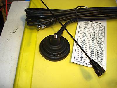 Taxi mag mount antenna - black deluxe - bnc - amateur