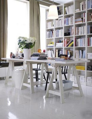 New ikea vika drawing/drafting/table/desk/trestle/shelf