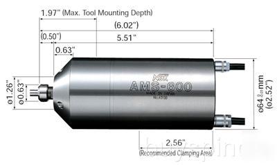 Nsk nakanishi high speed air turbine spindle ams-600