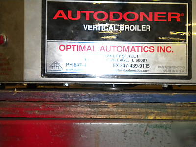 Vertical broiler/gyro/shawarma machine by autodoner