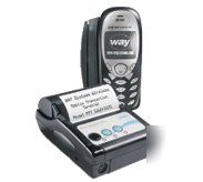 Way mtt wireless credit card terminal with printer