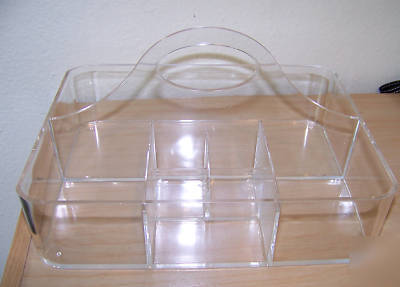 Euc mary kay clear plastic cosmetic caddy