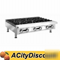Imperial ihpa-6-36 hot plate 6 burner counter top range