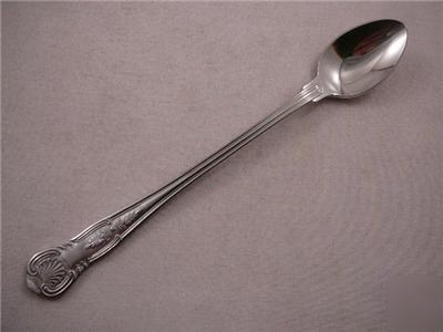 New 12 iced tea cappucino spoon kings pattern 18/0 s/s 