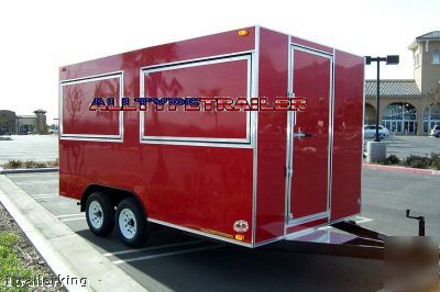 New - enclosed event vendor catering concession trailer
