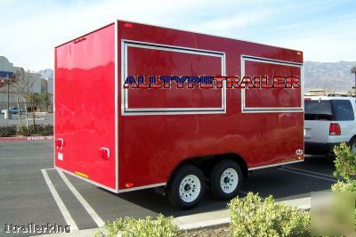 New - enclosed event vendor catering concession trailer