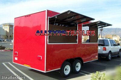 New - enclosed event vendor catering concession trailer