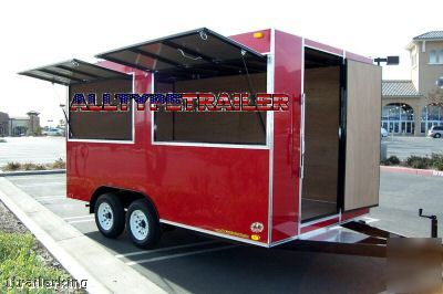 New - enclosed event vendor catering concession trailer