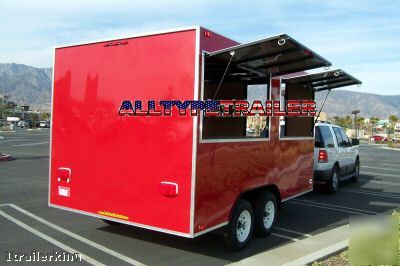 New - enclosed event vendor catering concession trailer