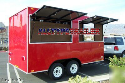 New - enclosed event vendor catering concession trailer