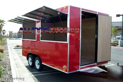 New - enclosed event vendor catering concession trailer