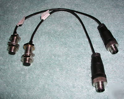 2 allen-bradley 871C-DH2NP12-E5 inductive prox. sensors