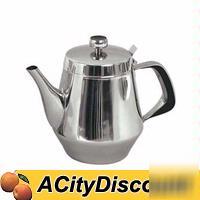 2DZ update stainless 32OZ gooseneck teapots gns-32