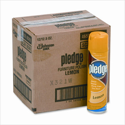 Furniture polish, lemon, 12OZ aerosol can, 12/carton