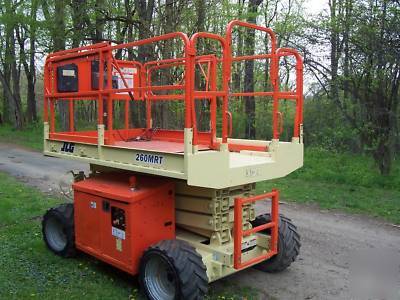 Jlg scissor lift 260MRT 4X4 dual fuel scissorlift