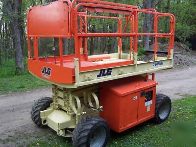 Jlg scissor lift 260MRT 4X4 dual fuel scissorlift