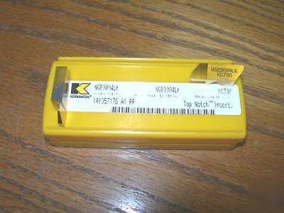 Kennametal carbide grooving inserts NGD3094LK KC730 