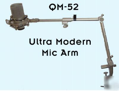 Mini, modern, sleek strong just plain cool mic arm