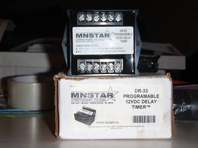 Mnstar dr-33 programmable 12V delay timer