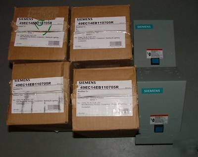 New 6 siemens 49EC14EB110705R lighting heating nema 1 