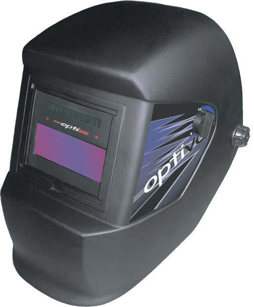 Optiva variable shade auto darkening welding helmet