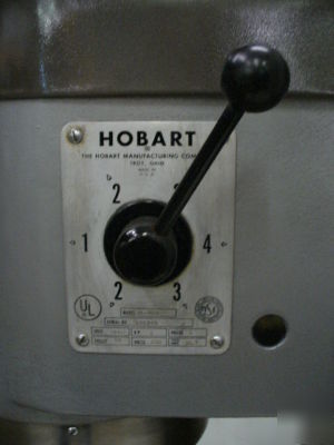 Used hobart 60 qt pizza / bakery dough mixer h-600