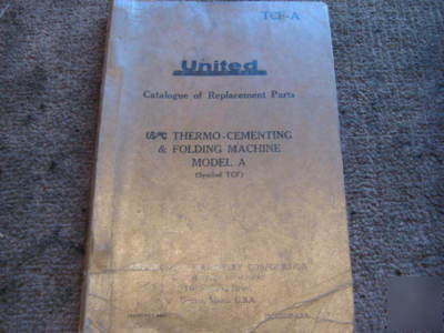 Usmc thermo-cementing machine model 