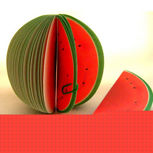 Watermelon notepads desk note writing memo pad paper 