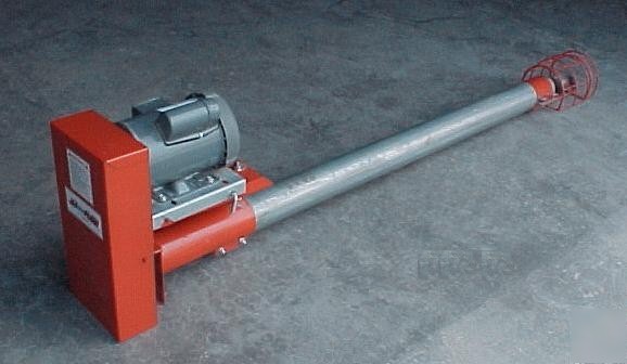 10 inch utility bulk feed tank auger 17' long jet flow