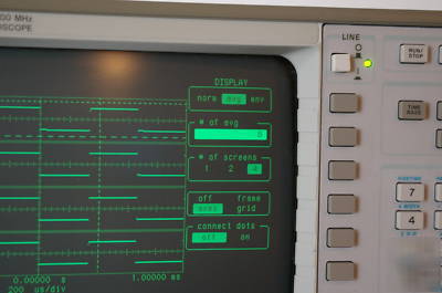 54503A 500 mhz 4 chan oscilloscope w 10:1 probe