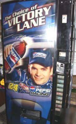 Dixie narco 600E soda pop vending machine jeff gordon