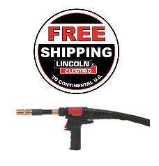 Lincoln electric cougar push-pull gun, 50 ft K2704-3